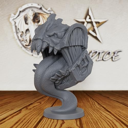 AUSPDICE 28MM Unpainted Mimic DND Miniature, Fantasy Tabletop Gaming Figurine, Compatible with Dungeons and Dragons, TTRPG Games, RPG Accessory for Dungeon Trap Scenarios & DMS-AS377