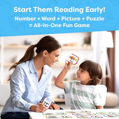 Number Puzzle Kindergarten Math Games - Number Puzzles for Kids Ages 3-5 - 20 Sets Matching Puzzle Toddler Learning Toys - Preschool Classroom Must Haves - Math Manipulatives Kindergarten - style: Counting Puzzle