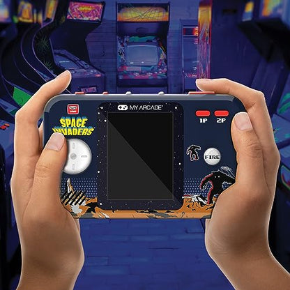 My Arcade Space Invaders Pocket Player Pro: Portable Gaming, 2.8" Screen | Classic Arcades, Retro Handheld Games, Birthday Gifts - style: Space Invaders