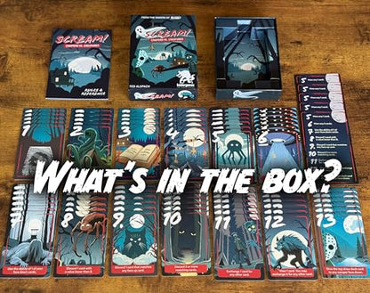 Scream Card Game, Spooky, Silly Fun for Game Night, Easy to Learn | Plays in Under 30 Minutes, 3-5 Players, Great for Teens, Adults & Families, From Creators of One Night Ultimate Werewolf