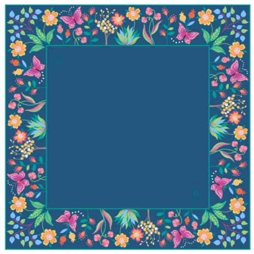 Hutch & Nook Mahjong Mat | 33" Non-Slip Card Table Cover | Decorative Game Mat for Mahjong Set, Dominoes, Poker & More (Moody Mat) - color: Moody Mat