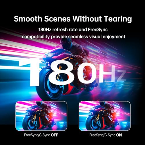 KTC 34 Inch 180Hz WQHD Ultrawide 3440X1440 Curved Gaming Monitor, H34S5 | 1500R Curvature, PIP/PBP, 4000:1 Contrast, FreeSync, HDR, VESA, Tilt Swivel Height Pivot Adjustment - color: Black, size: 34-inch