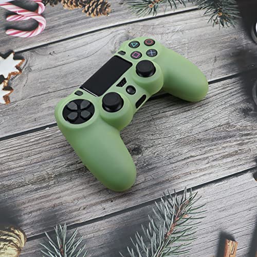 Silicone Skin for Ps4 Controller, Anti-Slip Shell Cover Case Dark Glow with 10 Joystick Grips for Playsation 4/ Slim/Pro Dualshock 4 Controller Wireless Gamepad - color: PS4 controller #10