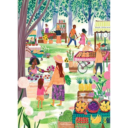 RoseArt - Soft Touch - Farmer's Market - 1000 Piece Jigsaw Puzzle for Adults - style: Farmer's Market
