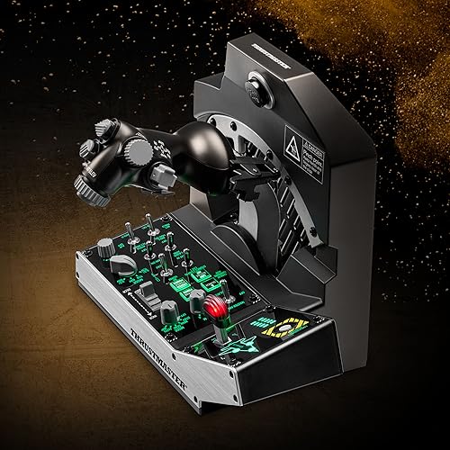 THRUSTMASTER Viper TQS Mission Pack: Metal Throttle Quadrant System & HOTAS Warthog Flight Stick for Flight Simulation, Official Replica of the U.S