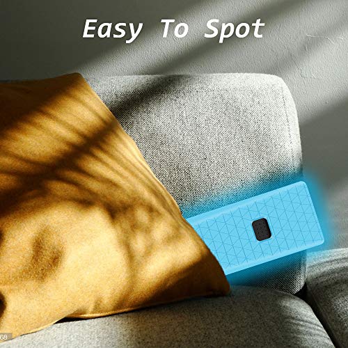 Silicone Protective Case for XFinity Comcast XR15 Voice Control Remote,Remote Case Holder Skin Sleeve for XFinity Remote Controller,[Thicken Layer]Shockproof Bumper Remote Battery Back Cover-Glowblue - color: Glowblue