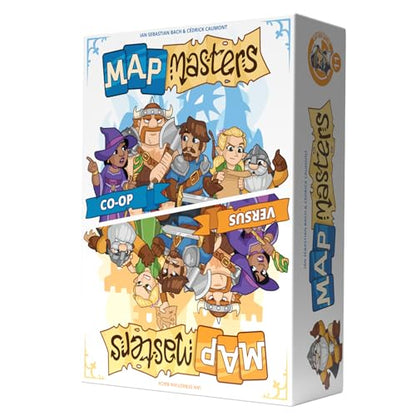 Map Masters Card Game | Competitive or Cooperative Dungeon-Crawling Adventure & Strategy Game for Kids & Adults, Ages 10+, 1-5 Players, 30-60 Mins