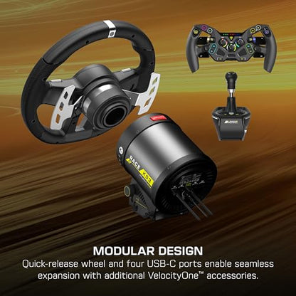 Turtle Beach VelocityOne Race KD3 Direct Drive Force Feedback Racing Wheel & Pedals for Xbox Series X|S, Xbox One & Windows 10/11 PC, USB C Connectivity - style: Race Wheel & Pedal System