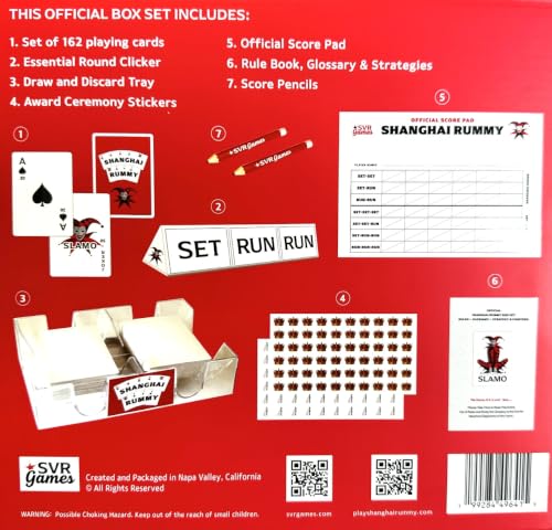Shanghai Rummy Card Game Complete Box Set | Complete Box Set