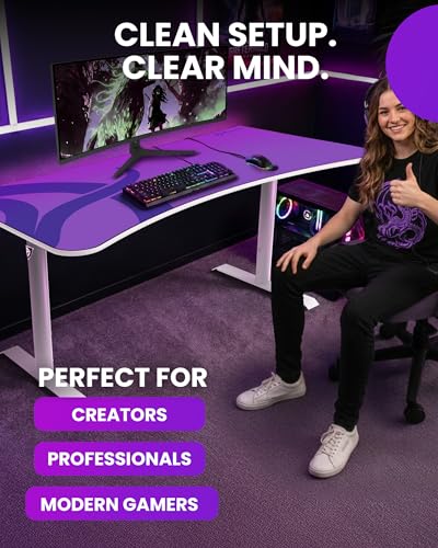 Arozzi Arena Gaming Desk Pad D007 | Full Desk Mouse Pad, Washable Desk Mat, Anti-Slip Rubber Base, Water-Resistant Surface - color: D007