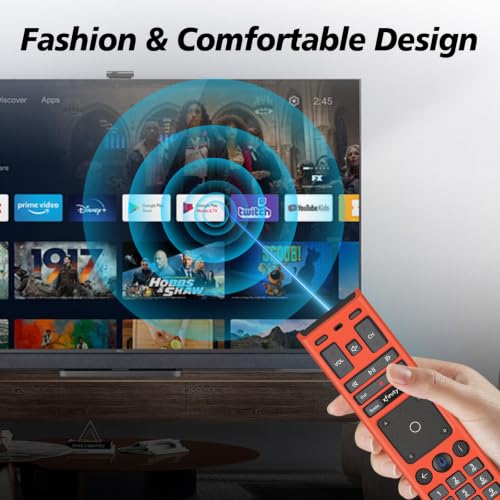 [3 Pcs] Protective Case Skin for Xfinity Remote Control, Silicone Case Skin Sleeve for XFinity Comcast XR15 Voice Remote, Light Weight, Anti Slip, Shockproof - Blue & Black & Red