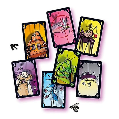 Devir - Cheating Moth Card Game – Funny Party Game of Bluffing, Cheating & Fast Reactions, Family Card Game, Ages 7+, 3–5 Players, 30 Playtime - color: Cheating Moth