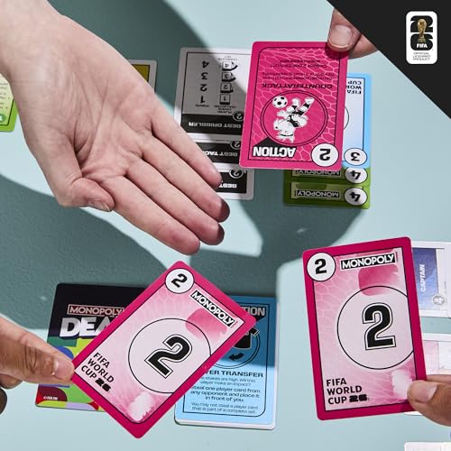 Monopoly Deal FIFA World Cup 2026 Edition Game – Officially Licensed FIFA World Cup Soccer Card Game for Kids – Ages 8+ – 2 to 5 Players – 15 Mins. - style: Monopoly Deal