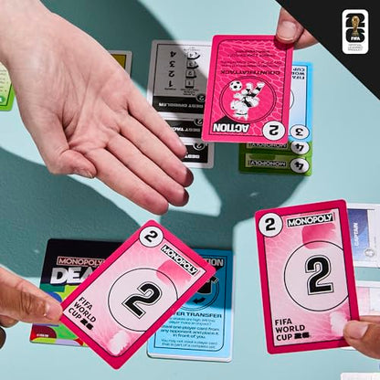 Monopoly Deal FIFA World Cup 2026 Edition Game – Officially Licensed FIFA World Cup Soccer Card Game for Kids – Ages 8+ – 2 to 5 Players – 15 Mins. - style: Monopoly Deal