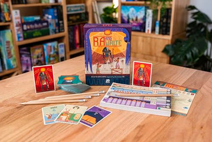 Ra and Write | Flip-and-Write Strategy Game by Reiner Knizia & 25th Century Games, Ages 12+, 2–5 Players, 30–45 Min - style: RA And Write