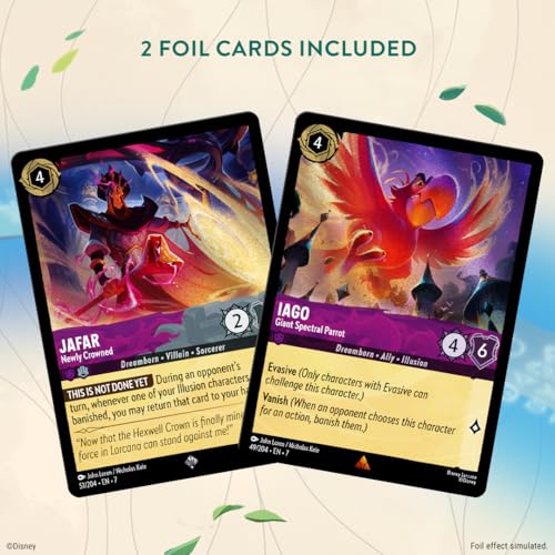 Ravensburger Disney Lorcana TCG: Archazia's Island Single-Player Starter Deck - Amethyst & Steel | Engaging Gameplay | Over 200 Original Disney Artworks | Ideal for Ages 8+