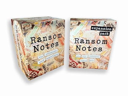 Ransom Notes The Ridiculous Word Magnet Party Game & Expansion Pack Bundle | Base Game Plus Expansion Pack 1! Easy to Learn in 1 Minute for Hilarious 3–10+ player Game Nights. - color: Multicolor