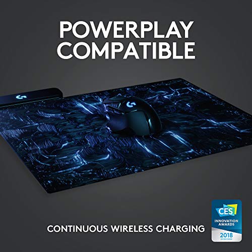 Logitech G502 Lightspeed Wireless Gaming Mouse - Black | RGB, Adjustable Weights, 11 Programmable Buttons, POWERPLAY Compatible, On-Board Memory, for PC/Mac - style: Wireless