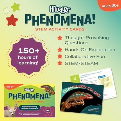 STEM Activity Cards Ages 8+ | 100 Cards for Classroom Activities | Over 150 Hours of Hands-On Science Exploration | Teacher Must-Haves - style: Ages 8+
