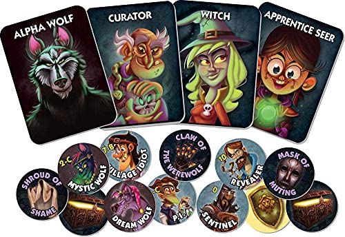 One Night Ultimate Daybreak by Bezier Games | Standalone Hidden Role Mystery with Social Deduction | App-Supported Bluffing Experience | 3-7 Players | 10 Minutes - style: Werewolf Daybreak