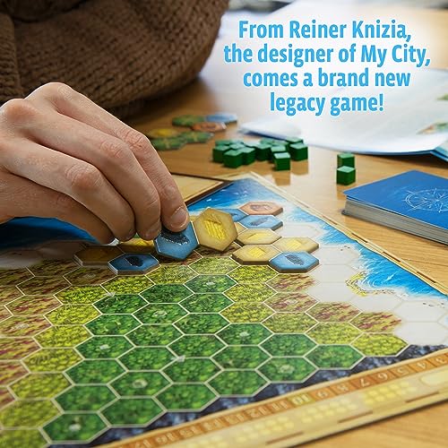 Thames & Kosmos My Island | Legacy Family Board Game | 24-Episode Island-Building Campaign | By Reiner Knizia | 2–4 Players | Ages 10+ - style: My island