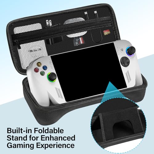 sarlar Carrying Case Compatible with ASUS ROG Xbox Ally/Xbox Ally X 2025, Premium EVA Hard Shell Pouch with Mesh Pocket, Protective Portable Travel Storage Carry Bag for Console and Accessories
