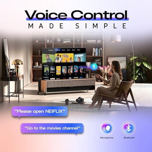 New BN59-01480A Solar Voice Remote for Samsung Smart TV, Rechargeable Replacement for 2019-2026 Samsung Remote Control, Fast Charging, Solarcell, Free USB C Cable, Voice Search, Bluetooth