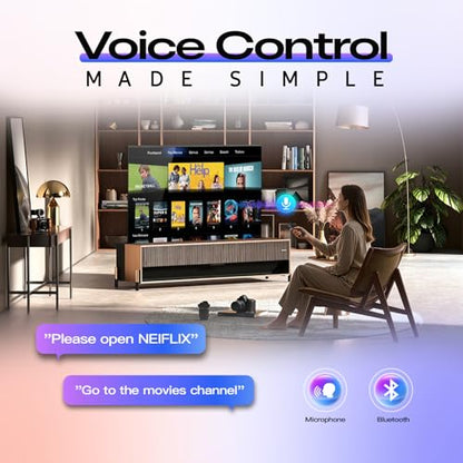 New BN59-01480A Solar Voice Remote for Samsung Smart TV, Rechargeable Replacement for 2019-2026 Samsung Remote Control, Fast Charging, Solarcell, Free USB C Cable, Voice Search, Bluetooth