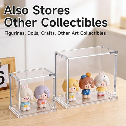 Acrylic Display Case for Elite Trainer Box (ETB) – Stackable Closure Storage Box for Pokemon TCG, Trading Cards, Booster Box – Clear Protector with Locking Lid for Collectible Display & Organizing - size: Elite Trainer Box Case