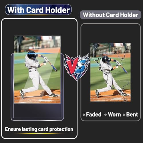 600 Card Sleeves Hard Plastic - 600 35PT Toploads for Cards, 3"X4" Baseball Cards Protectors for Trading TCG Sports Football Collectible Cards - size: 600 TOPLOADERS