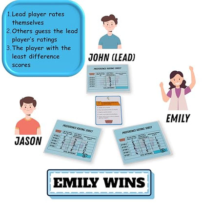 Choice Order, Family Games for Kids and Adults, Family Game Night Companion, Icebreaker Game