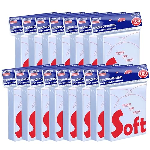 1500ct Card Sleeves - OPP Penny Sleeve for Trading Cards - Premium Toploader Inner - Fit 2.5"x3.5" Standard Trading Sports Game Cards - Ideal for Card Enthusiasts (1500 Pcs)