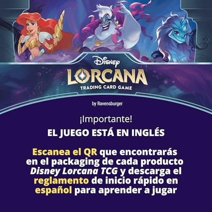Ravensburger Disney Lorcana TCG: Shimmering Skies - Emerald & Steel Single-Player Starter Deck | Engaging Gameplay | Over 200 Original Disney Artworks | Ideal for Ages 8+