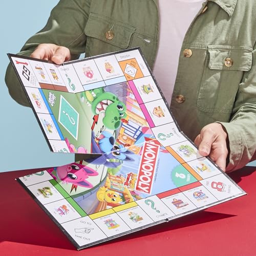 Monopoly Junior Board Game (2026 Edition) | 2 Games in 1 for Younger Kids, 2-Sided Board | Ages 4+ | 2-4 Players | 20 Mins. | Gifts for Preschoolers