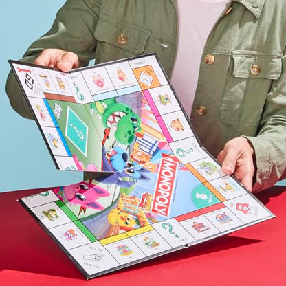 Monopoly Junior Board Game (2026 Edition) | 2 Games in 1 for Younger Kids, 2-Sided Board | Ages 4+ | 2-4 Players | 20 Mins. | Gifts for Preschoolers