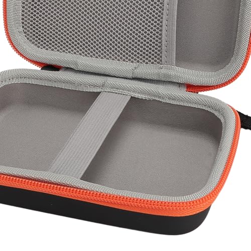Handheld Game Console Case, Shockproof EVA Travel Storage Bag with Mesh Pocket for R36S R40S PRO RG35XXSP RG353V RG35XX, Portable Gaming Player Case for Outdoor Camping Hiking