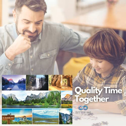 Yosemite National Park Puzzle 1000 Piece Jigsaw for Adults | Featuring El Capitan, Half Dome, Yosemite Falls & more - for national park lovers - style: Yosemite Puzzle 1000pc