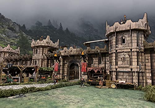 Battle Systems – Modular Fantasy Scenery – Perfect for Roleplaying and Wargames - Multi Level Tabletop Terrain for 28mm Miniatures – Colour Printed Model Diorama – DnD Warhammer (Citadel) - style: Citadel