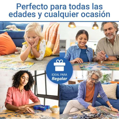 Ravensburger - Riverside Town - 1000 Piece Jigsaw Puzzle - Quaint Village on The Water - Vibrant, Rustic Scene of Yesteryear - Frameable - Premium Quality - Puzzles for Adults - style: New Design
