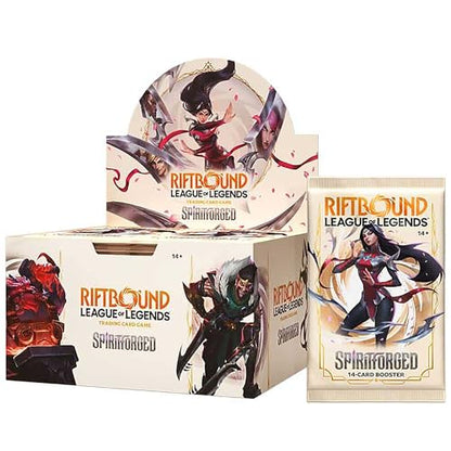 Riftbound: League of Legends TCG Spiritforged - Booster Display - 24 Booster Packs (14 Cards Ea), Deck-Building Trading Card Game, Randomly Assorted