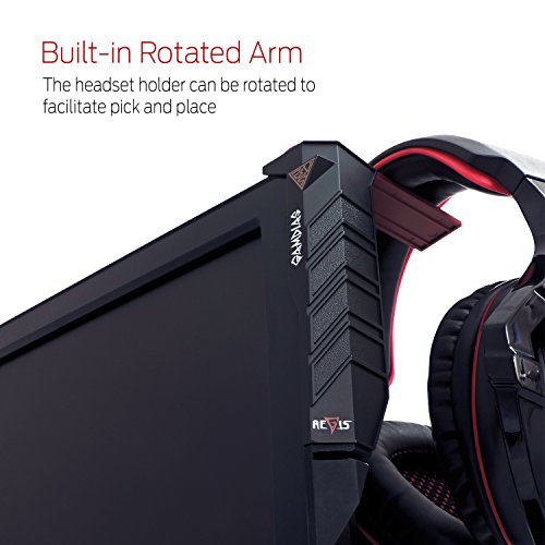 Gamdias AEGIS Gaming Accessory with Headset Holder, Aesthetic USB Port and Cable Management Function (GST1100)