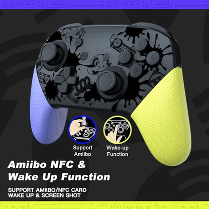 Dritrip Switch Controller, Wireless Pro Controller Compatible with Switch/Switch Lite/Switch OLED, Switch Remote Gamepad with Joystick, Double Vibration, Wake-up and Motion Control