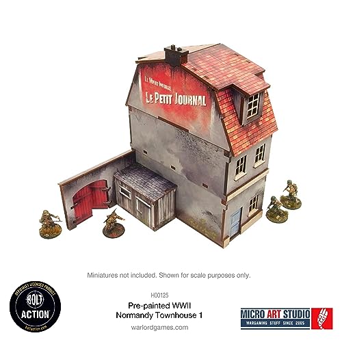 Micro Art Studio: WW2 Normandy Townhouse 1 HDF Prepainted Terrain