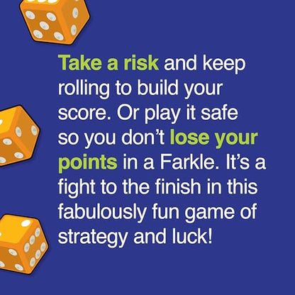 Farkle Dice Game, Family Game Night, Travel Games, Family Games, 8+ | Family Game Night, Travel Games, Screen-Free, Travel Game, Holiday Game - size: 1 Pack