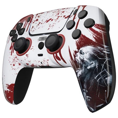 MODDEDZONE M Series Custom controller for PS5 - Wireless, OEM-Quality Custom Designs for Playstation 5 Controller- Diverse & Unique Styles for Enhanced Gaming (Zombie) - color: Zombie