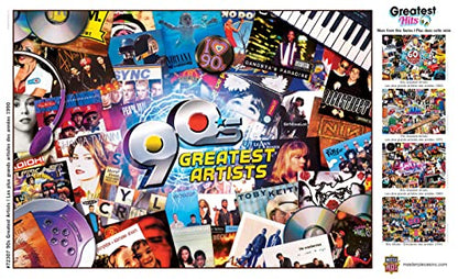 MasterPieces Greatest Hits - 90's 1000pc Puzzle - style: 90's Greatest Artists