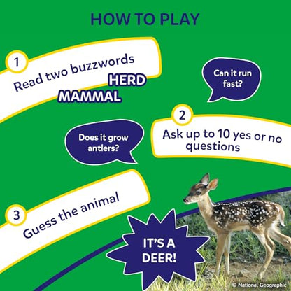 Skillmatics Guess in 10 – National Geographic Animals, Card Game for Kids | Educational Game for Families, Animal Trivia & Travel Game, Screen-Free Fun, Gifts for Kids Ages 6, 7, 8, 9 and Up - style: 2. National Geographic