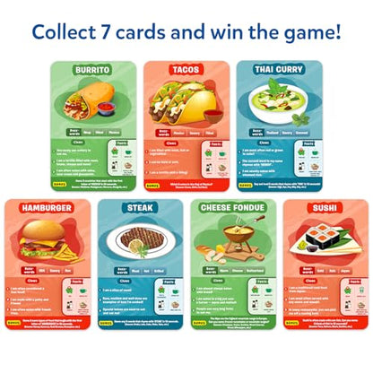 Skillmatics Guess in 10 Foods Around The World, Card Game for Boys, Girls, and Kids Who Love Educational Travel Toys, Board Games, Geography and History, Gifts for Ages 8, 9, 10 and Up - style: Foods Around the World