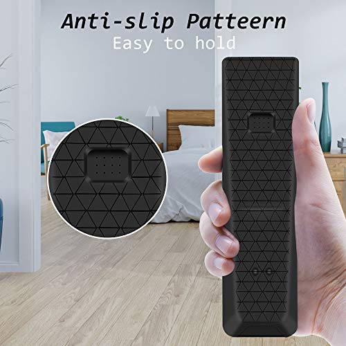 Silicone Protective Case for XFinity XR15 Voice Control Remote, Compatible Case Holder with Shock Bumper and Battery Cover - Black - color: Black