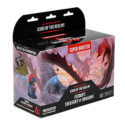 WizKids D&D Icons of The Realms: Fizban's Treasury of Dragons - Super Booster (Set22) - Contains 1 Huge Rare Figure, Pre-Painted, Pre-Assembled, Miniature, Dungeons & Dragons - style: Super Booster